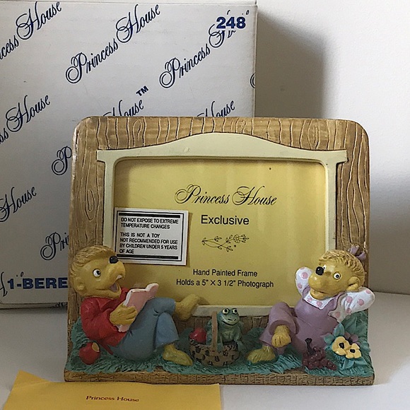 Berenstain Bear Picture Frame Children’s Gift Collection Princess House - Picture 1 of 6